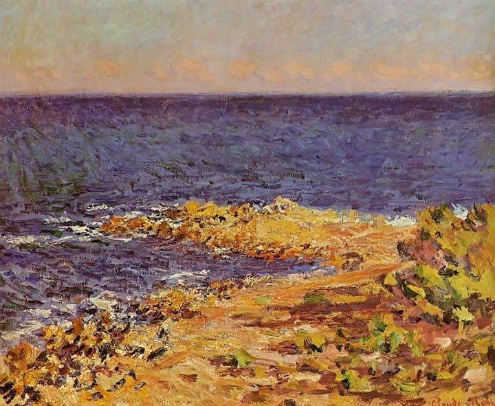 Claude Monet The Meditarranean at Antibes 1